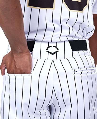 EvoShield Men's Salute Pinstripe Knicker Pant - Team White/Black, Size Small