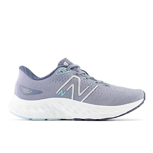 New Balance Women's Fresh Foam X Embar V1 Running Shoe, Arctic Grey/Bright Cyan, 8.5