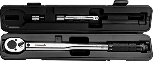 EPAuto 1/2-inch Drive Click Torque Wrench, 10-150 ft/lb, 13.6-203.5 N/m