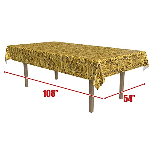 Beistle Straw Tablecover