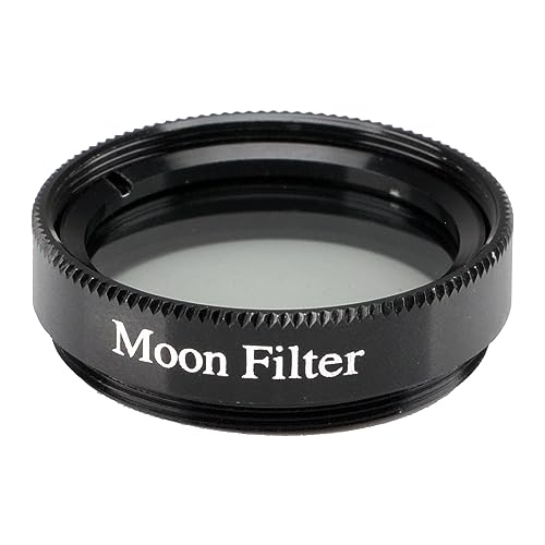 Starboosa 1.25 Inch Moon Filter Aluminum Frame Light Pollution Filter for Telescope Eyepieces