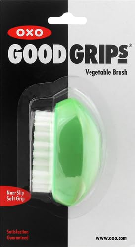 OXO Good Grips Vegetable Brush Black& Green, 1 EA