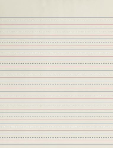 School Smart Zaner-Bloser Paper, 1/2 Inch Ruled, 8 x 10-1/2 Inches, 500 Sheets White