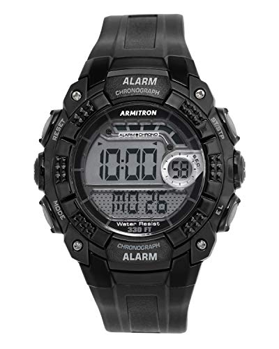 Armitron Sport Men's Digital Chronograph Resin Strap Watch, 40-8209