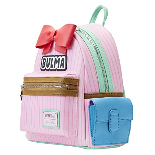 Loungefly Backpack Dragon Ball Bulma - Backpack - Cute Collectable Bag - Gift Idea - Official Merchandise - for Boys, Girls Men and Women - Anime Fans