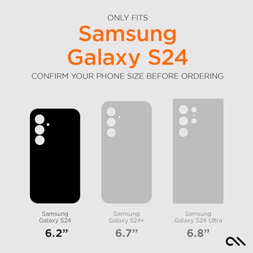 Case-Mate Samsung Galaxy S24 Case [6.2"] [12ft Drop Protection] [Wireless Charging] Twinkle Disco Phone Case for Samsung Galaxy S24 - Luxury Bling Glitter Cover with Anti-Scratch, Shockproof, Slim Fit