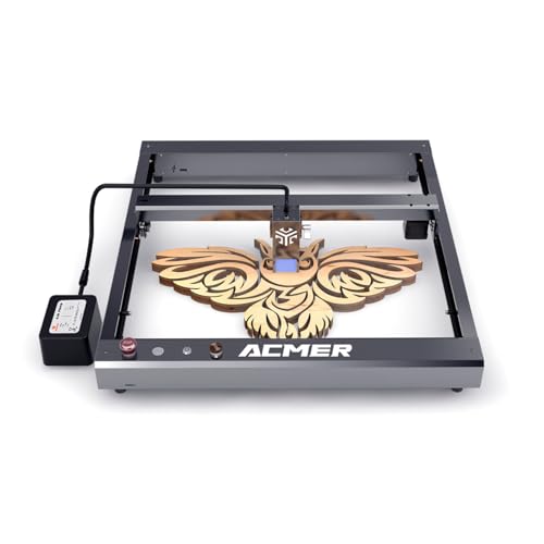 ACMER P2 Laser Engraver, 10W Output Laser Cutter, Laser Engraving Machine, CNC Laser Cutter and Engraver Machine Class 4 for Stainless Steel, Wood, Metal, Acrylic, Leather (P2 Laser 10W)