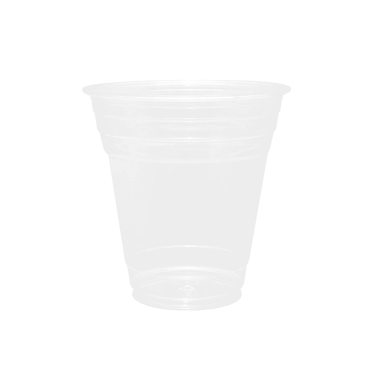 Karat [1,000 ct] 12oz Plastic Cups, Clear Disposable Cold Cups for Iced Coffee, Smoothies, Cocktail, and Water, 98mm