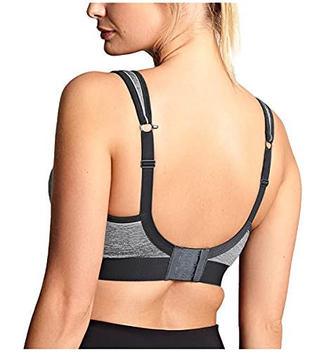 Panache Women's Plus-Size Non Wired Sports Bra, Water Colour, 36H
