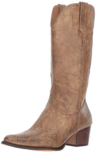 Roper Womens Nettie Boot, Tan, 6.5