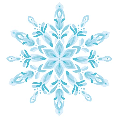 Sizzix Layered Reusable Crafts 4PK Snowflake | 664932 | Chapter 4 2022 Stencils, Mulitcolour