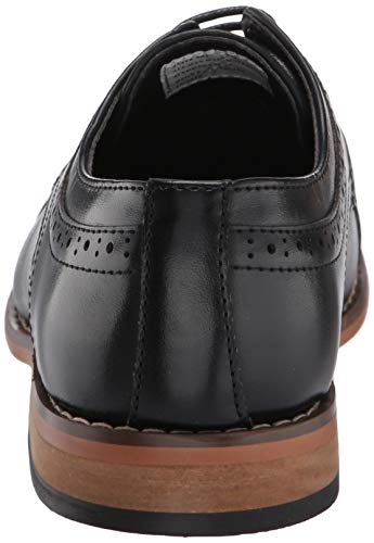 Stacy Adams Boys' Dickinson Cap-Toe Oxford, Cognac, 12 M US Big Kid