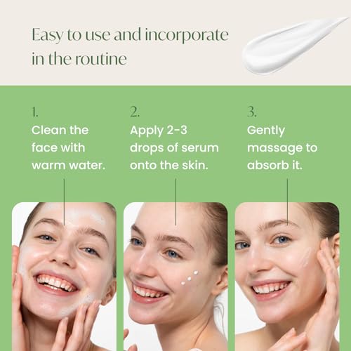 PLANTIFIQUE Korean Jojoba Oil & Hyaluronic Acid Face Massage Serum - Perfect for Gua Sha Facial Tools - Collagen & Niacinamide for Ultimate Hydration and Anti-Aging Glow - for Men & Women