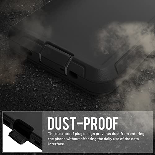 Cljlixcy Galaxy A13(2022) Case, Galaxy A04S (2023) Case, Shockproof Dust/Drop Proof Water-Resistance 4-Layer Full Body Protection Rugged Heavy Duty Cover for Samsung Galaxy A13 5G/ Galaxy A04S