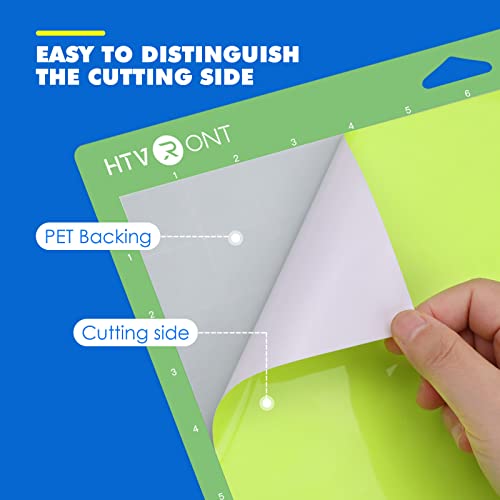 HTVRONT Permanent Adhesive Vinyl Sheets for Cricut Machine, 40 Sheets 12" x 12" Permanent Vinyl Bundle for Cups, Decals, Craft Projects