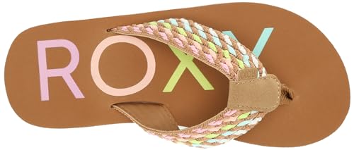 Roxy Girls Rg Chika Chunk Sandals Flip-Flop, Multi 1 241, 11 Little Kid