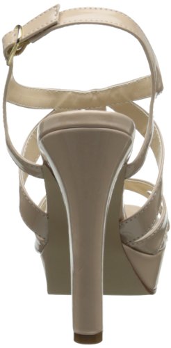 Touch Ups Women's Queenie Synthetic Platform Sandal,Nude Patent,11 M US