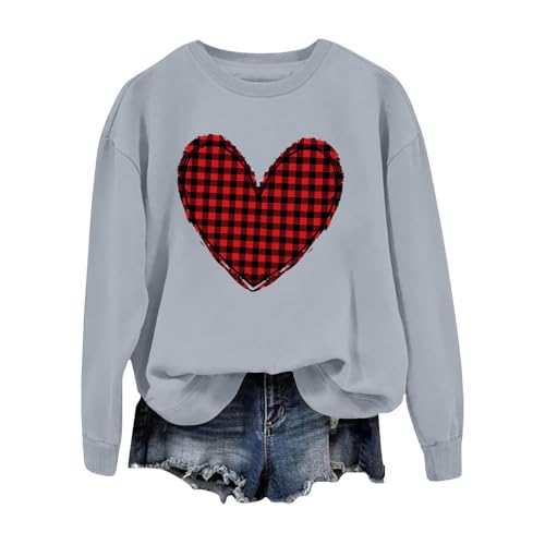 YSJZBS Valentine Sweatshirts for Women,Amazon Refund Credit Balance on My Account,Womens Valentine Shirts Long Sleeve,Amazon Haul Clearance Under 20 Items,My Recent Orders Place,Order by Phone