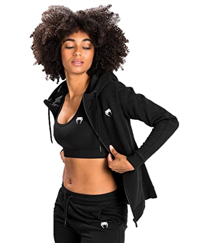 Venum womens Venum Essential Hoody Hooded Sweatshirt, Black, X-Small