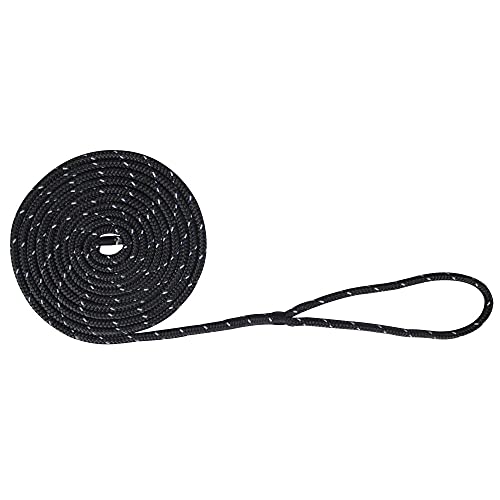 Extreme Max 3006.2948 BoatTector Double Braid Nylon Dock Line - 1/2" x 20', Red