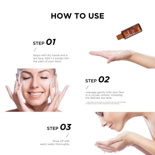 Hanskin BHA Pore Cleansing Oil and PHA Cleansing Balm, Sample Trial Size, Travel Size Mini Makeup Remover Set, Gentle Blackhead Cleanser for Combination and Oily Skin [30 ml/Pack of 2] + [8g/PHA Balm]