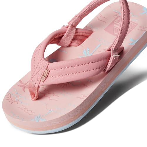 Reef Kids Boys Sandals, Little Ahi, Tropical Dream, 12