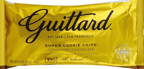 GUITTARD Super Cookie Chocolate Chip Chunks, 10 OZ