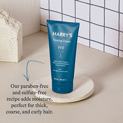 Harry's Hair Taming Cream | Lightweight & Natural Finish | 5.1 Fl Oz, 3 Pack