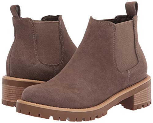 Blondo Women's Mayes Chelsea Boot, Dark Taupe, 9 Wide