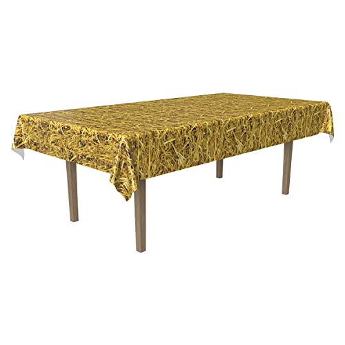 Beistle Straw Tablecover