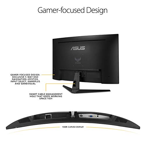 ASUS 32" 1080P 165Hz 1ms Curved Gaming Monitor with FreeSync - TUF VG328H1B