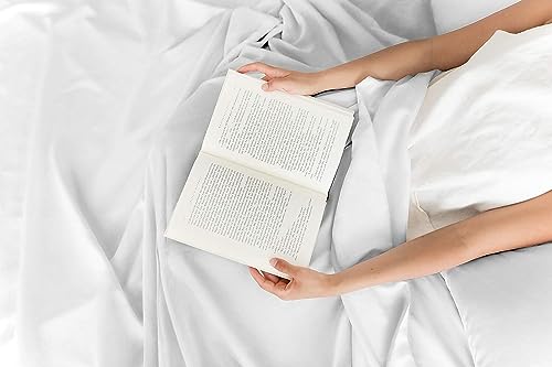 Twin XL 4 Piece Sheet Set - Breathable & Cooling Bed Sheets - Hotel Luxury Bed Sheets for Women, Men, Kids & Teens - Deep Pocket Bedding w/ Easy Fit - Soft & Wrinkle Free - Twin XL Denim Blue Sheets