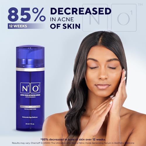 N1O1 Nitric Oxide Activating Serum with Antioxidants Wrinkel Repair Hydrating Serum For Face Pore Minimizer | Improves Skin Texture | Helps Dark Spots | 1 Fl Oz, 30ml