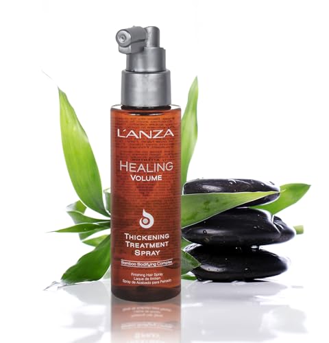 L'ANZA Healing Volume Thickening Treatment Hair Spray, Boosts Shine, Volume, and Thickness for Fine and Flat Hair, Rich With Bamboo Bodifying Complex and Keratin (3.4 Fl Oz)