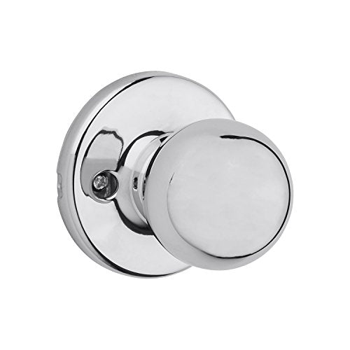 Kwikset 92001-555 Polo Passage Hall/Closet Knob in Satin Nickel (Pack of 2)