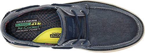 Skechers mens Status 2.0 - Lorano Oxford, Navy, 10.5 US