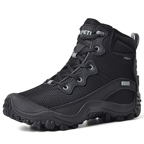XPETI Women's Dimo Mid Waterproof Outdoor Hiking Boot Non Slip Trekking Boots