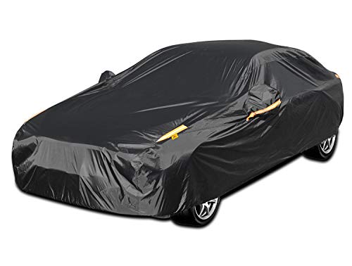 COLOR RAIN TIME UV Protection Car Cover Windproof Dustproof Scratch Resistant Outdoor Universal Full Car Covers for Sedan XXXL