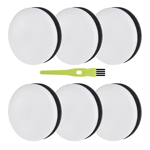 6Pack Auberaler Filters Compatible with EUREKA NEU100 NEU102 NEU10AE2 NEU10AE4 NEU10AE5 BDLCE101 BDLCE101C Airspeed Upright Vacuum Cleaner,Compare to E0106