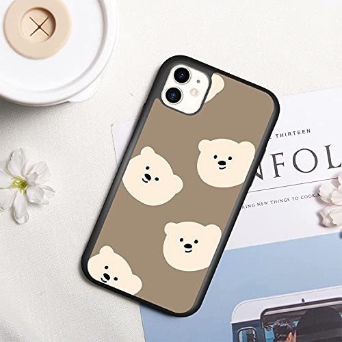 QISHANG Cute Mushroom Pattern for iPhone 11 Case Shockproof Anti-Scratch Protective Cover Soft TPU Hard Back Slim Cell Phone Case iPhone 11 for Boys Girls Teens Women Men