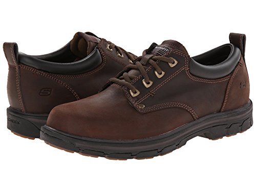 Skechers mens Segment Rilar Oxford, Brown, 9.5 US