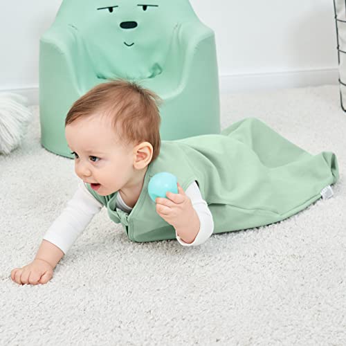 Yoofoss Baby Sleep Sack 6-12 Months Baby Wearable Blanket 100% Cotton 2-Way Zipper Toddler Sleeping Sack, 3 Pack Soft Lightweight Sleep Sacks for Babies