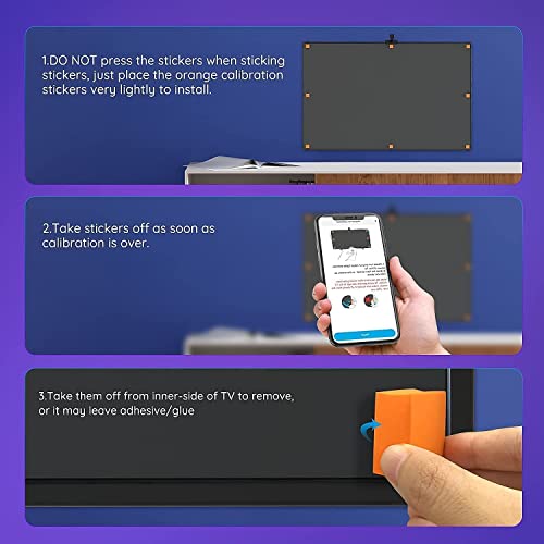 Govee Envisual LED Backlights for 75-85 inch TVs, 16.4ft RGBIC WiFi DreamView T1 TV Backlights with Camera, Works with Alexa & Google Assistant, App Control, LED Lights Scene Mode, H6199