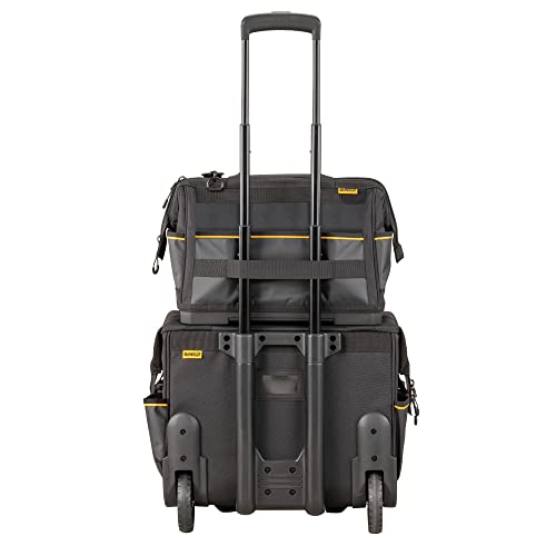 DEWALT Tool Bag, Water Resistant, Hard Bottom, 16-inch, Professional Tool Tote (DWST560103)