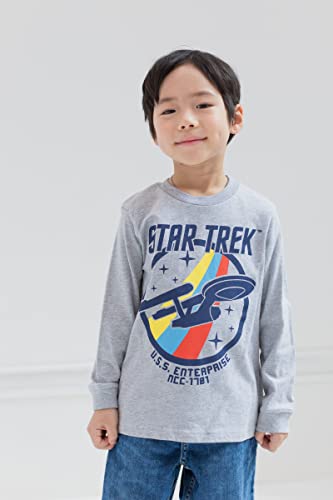 Star Trek Big Boys 2 Pack T-Shirts Black/Gray 14-16
