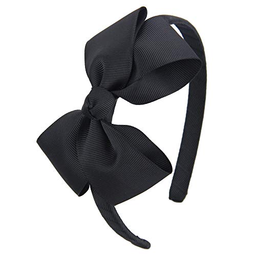 7Rainbows Cute Royal Blue Bow Headband for Girls Toddlers.