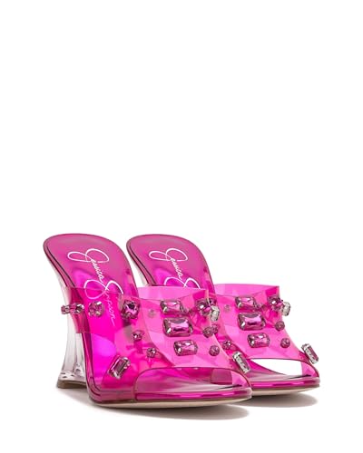 Jessica Simpson Women's GANISA Wedge Sandal, Orchid, 10