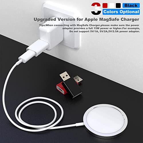 LMUBOY USB to USB C Adapter,Compatible with Apple MagSafe Watch 7/8/9/SE/Ultra,USB C Female to USB Male Adapter for iPhone 15 14 13 12 Mini Pro Max,iPad,Galaxy Note,Google Pixel 7 6 5