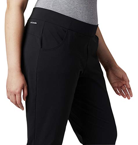 Columbia Women's Anytime Casual Pull On Pant, Black, X-Small