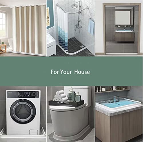 79 Inch shower Water Dam Guard Collapsible Threshold Dam, Retention System and Keeps Inside Dry Wet Separation Suitable for Bathroom Kitchen